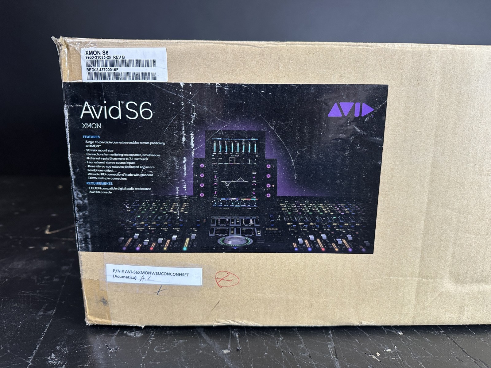 Avid XMON S6 Monitor Controller | 9900-31085-25 REV B | Factory Boxed/Open Box