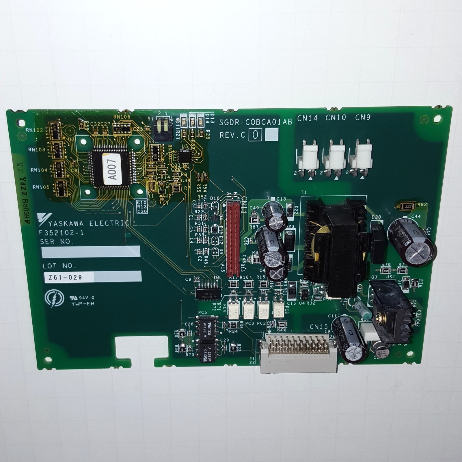 Yaskawa Motoman NXC100 CA Circuit Board SGDR-COBCA01AB / F352102-1
