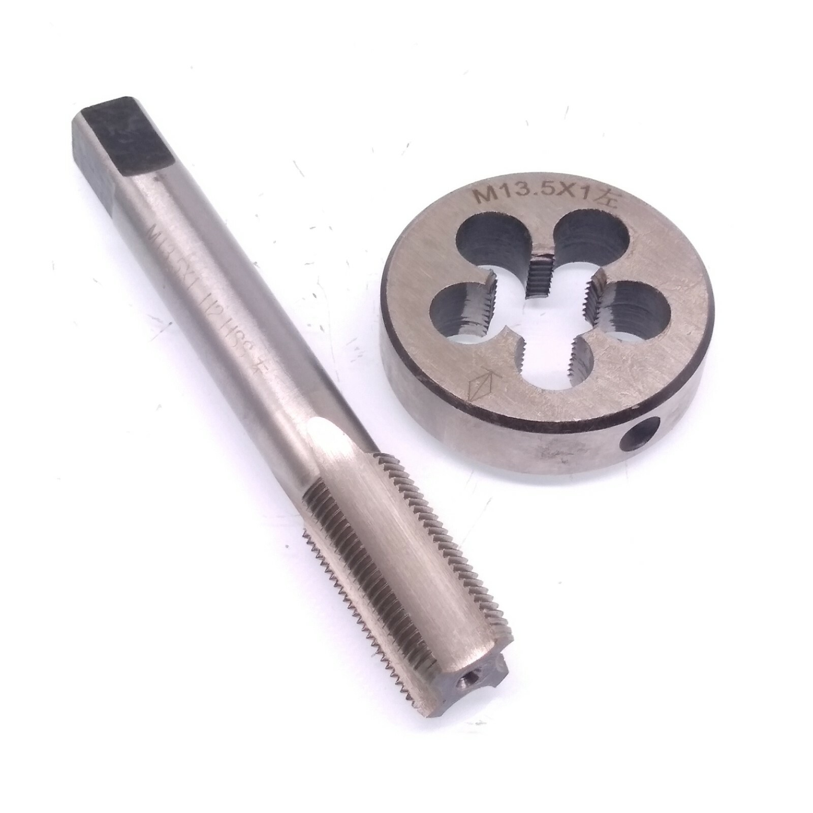 US Stock HSS M13.5 x 1mm Tap & M13.5 x 1.0mm Die Metric Thread Left Hand