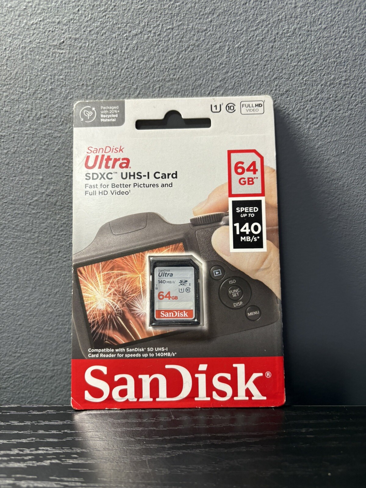 SanDisk Ultra PLUS 64GB SDXC UHS-I Mem Card  150 MB/s BRAND NEW FACTORY SEALED