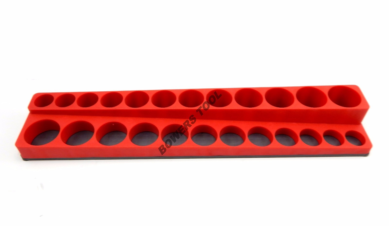 Mechanics Time Saver 3/8 SAE Magnetic Socket Holder Deep & Shallow Organizer
