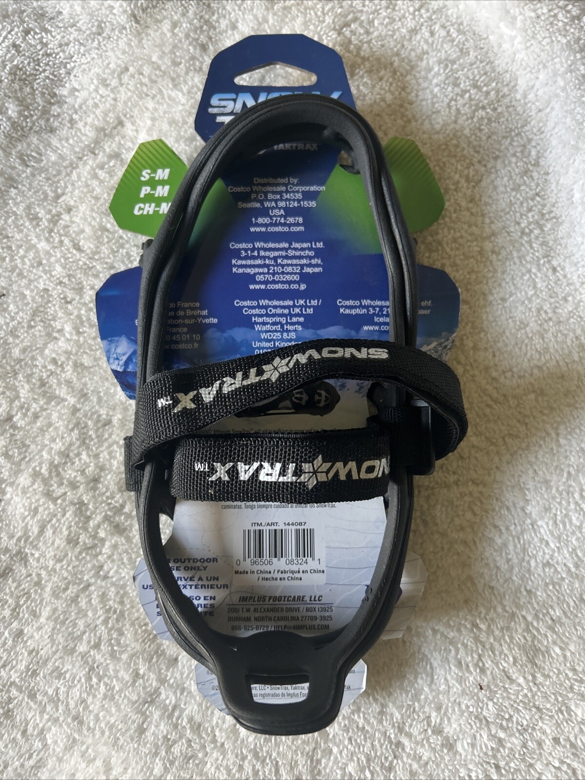 Snow Trax Snowtrax by Yaktrax Traction gear for Shoes and Boots Small-Medium New