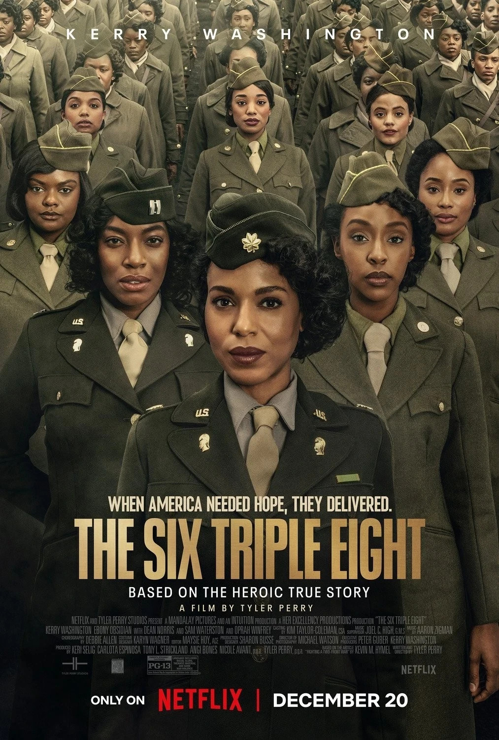 The Six Triple Eight 2024 MOVIE With Slip Cover Region Free