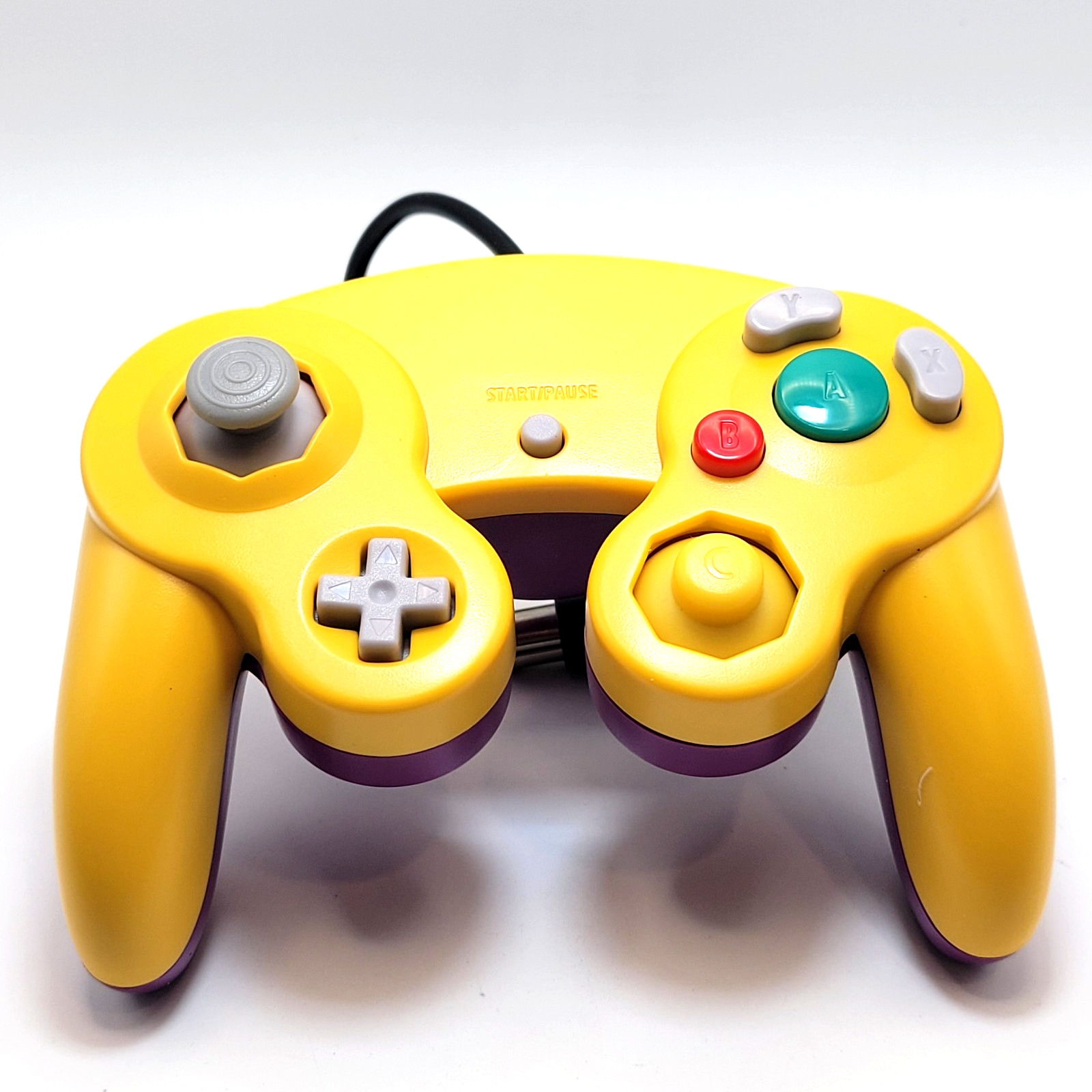 Nintendo GameCube Controller Game Pad For NGC - Wii - Warrior Yellow & Purple