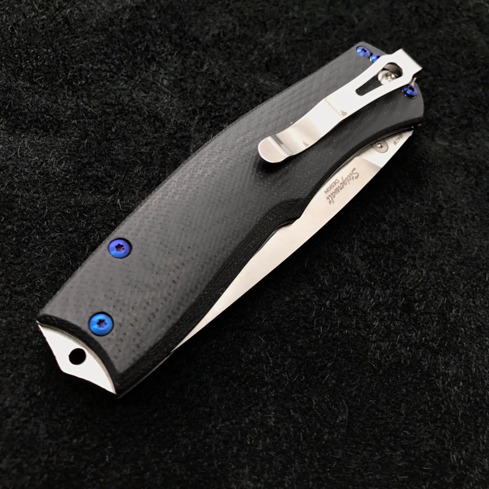 Benchmade 890 Torrent ~ Screw Set ~ Titanium blue (No Knife) 5 Screws