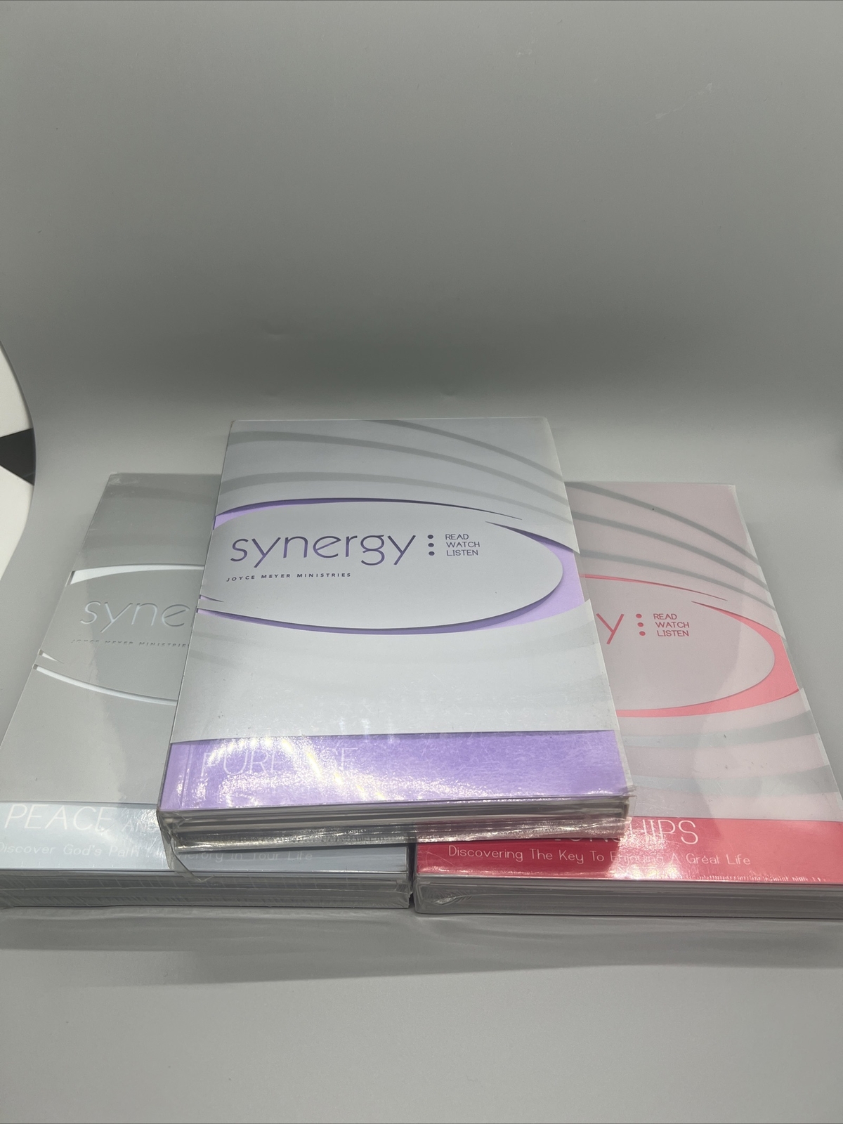 Synergy Peace And Power Joy Joyce Meyers Ministries Cd DVD Set 2 Sealed 1 Open