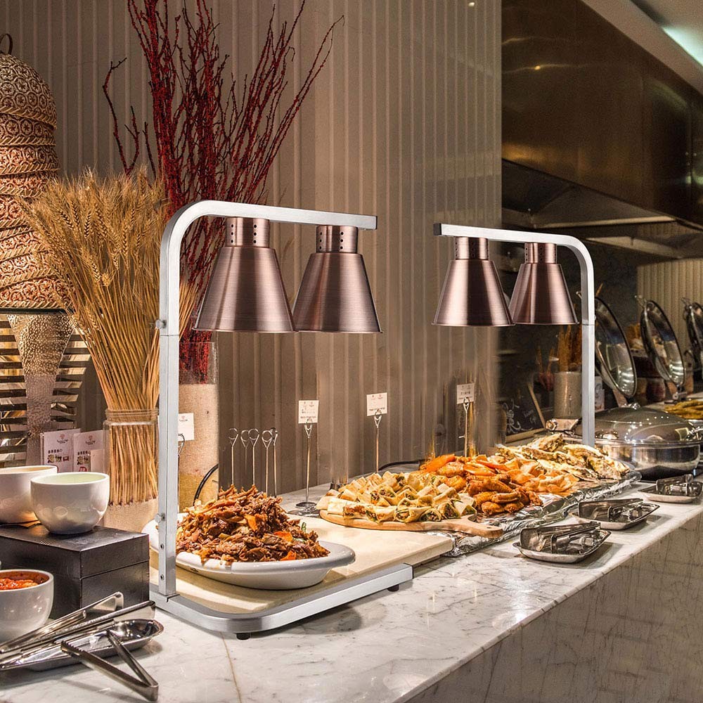 WeChef  Safety Food Warmer Light Heated Restaurant Buffet Home Stand Lamp