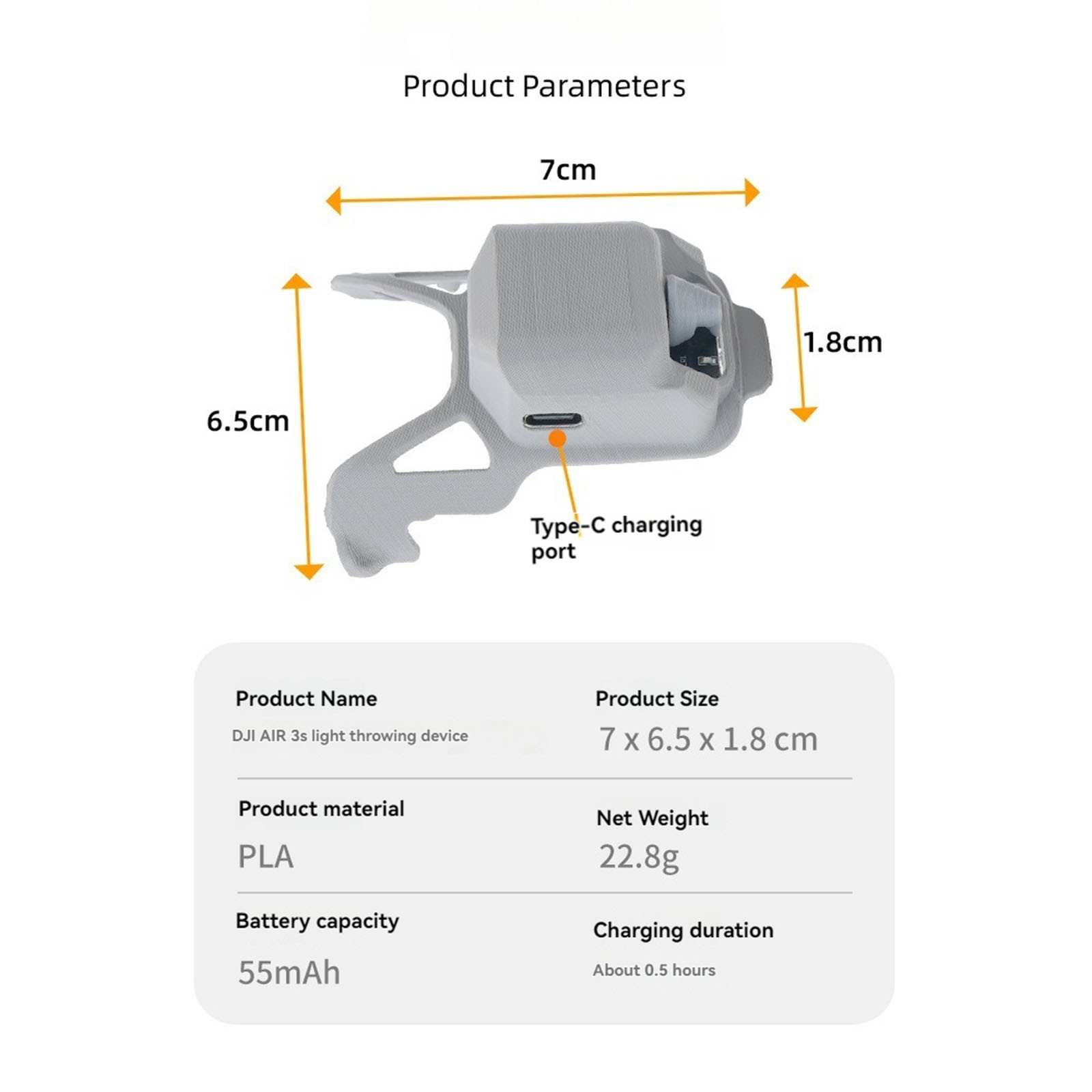 Drone Air Thrower Throwing Device for DJI Air3S