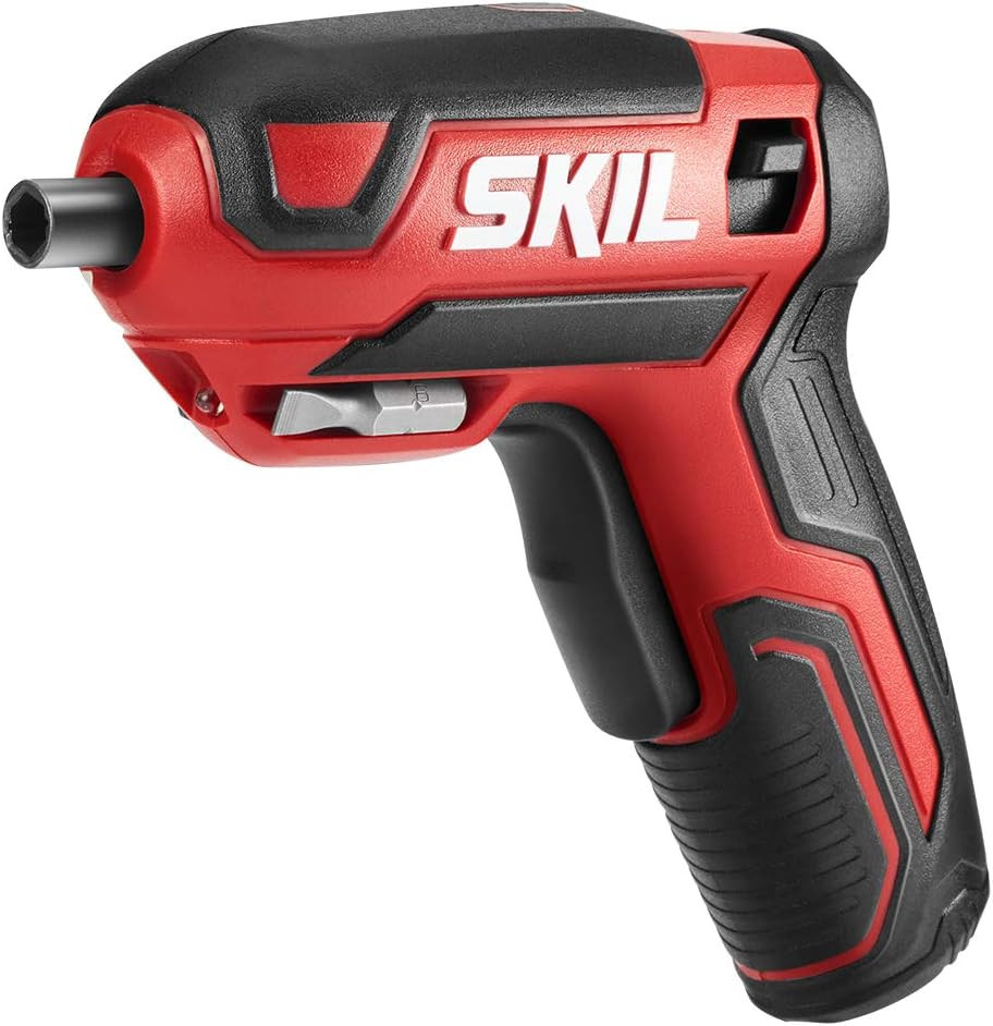 4V Cordless Screwdriver Rechargeable w/ 9 Bits USB Charging Compact Tool