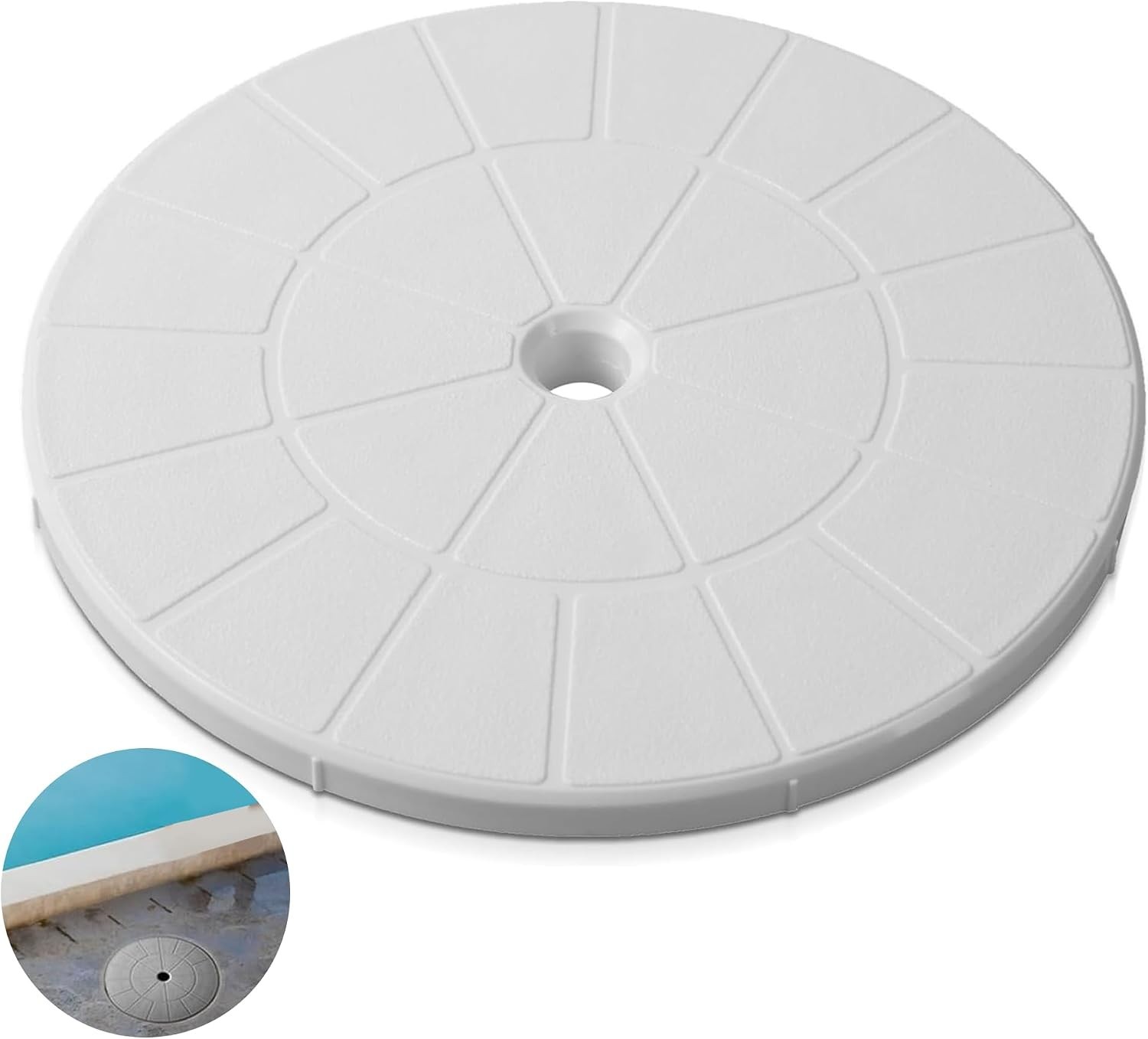 NEW! 9 1/8" Pool Spa Skimmer Valve Lid Cover with UV Inhibitors - FREE SHIP!
