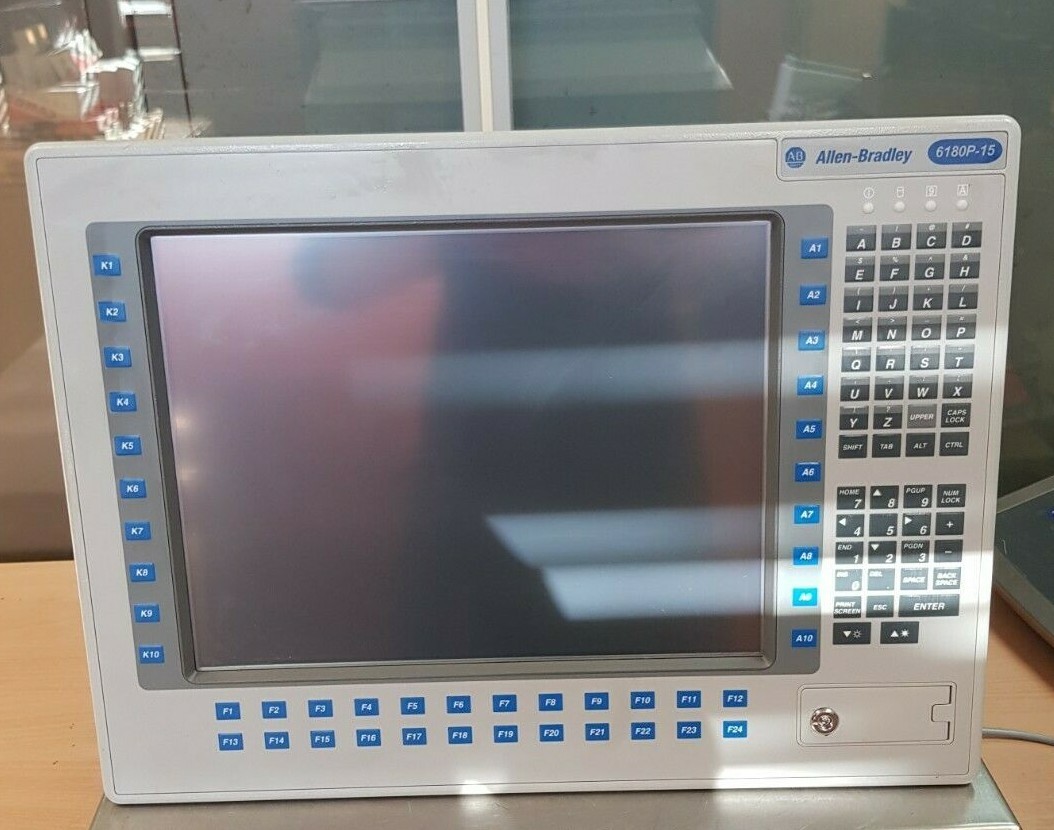 Allen Bradley 6180P-15BPXPDC Ser D Industrial Comp Keypad/Touch 2010 15" **READ