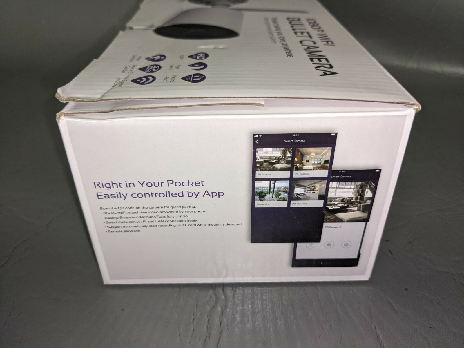 NEW iGet Security Wifi 1080p Outdoor Security Camera App Control 232