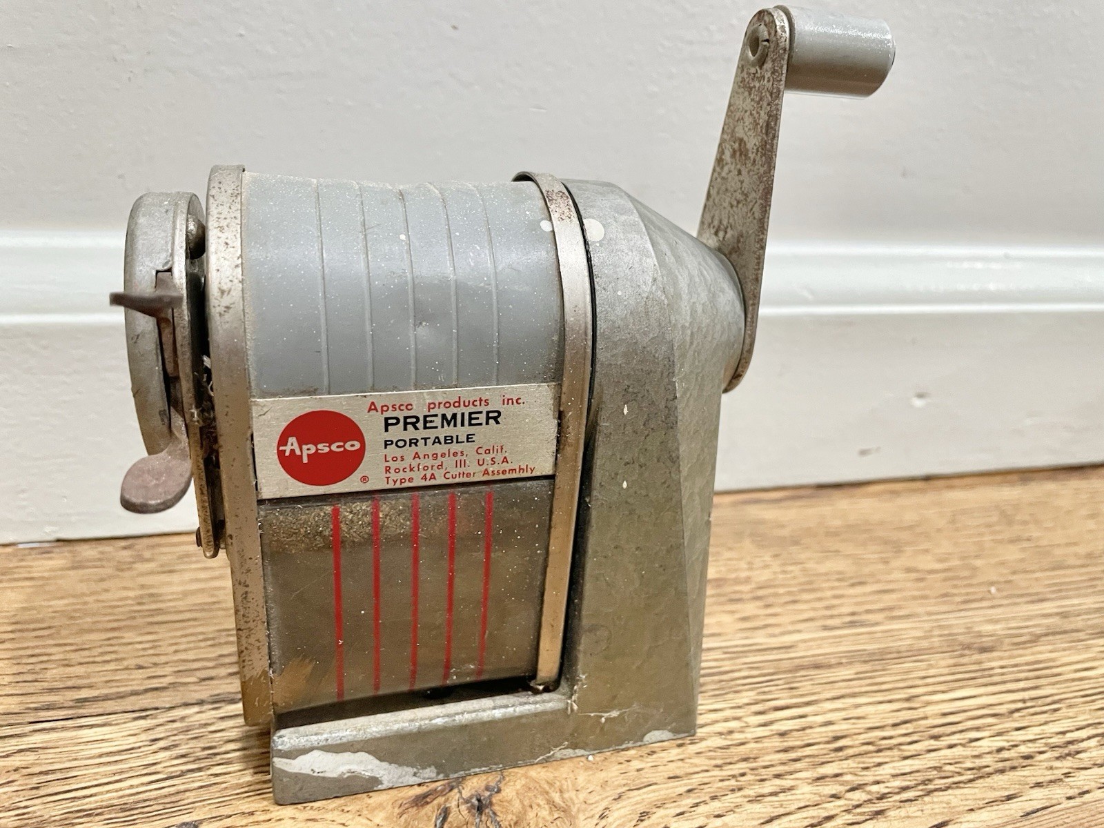 Vintage Apsco Products Inc. Premier Portable Pencil Sharpener