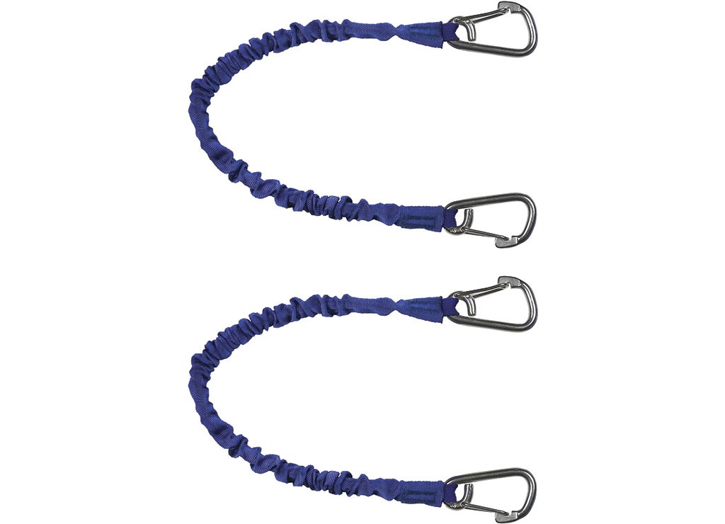 Extreme Max 3006.2903 BoatTector Line Snubber & Bungee 2-Pack - 18" w/Hooks Blue
