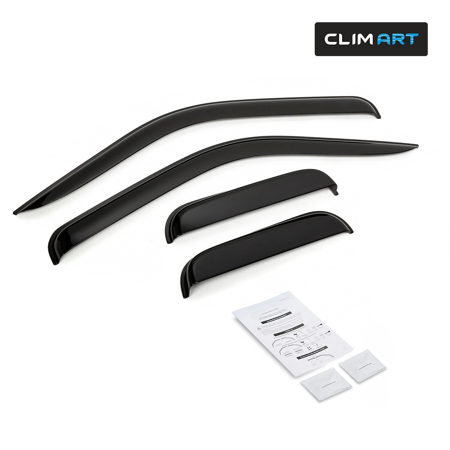 Rain Guards Vent Visors Shade for 1999-2016 Ford F-250 SuperCab