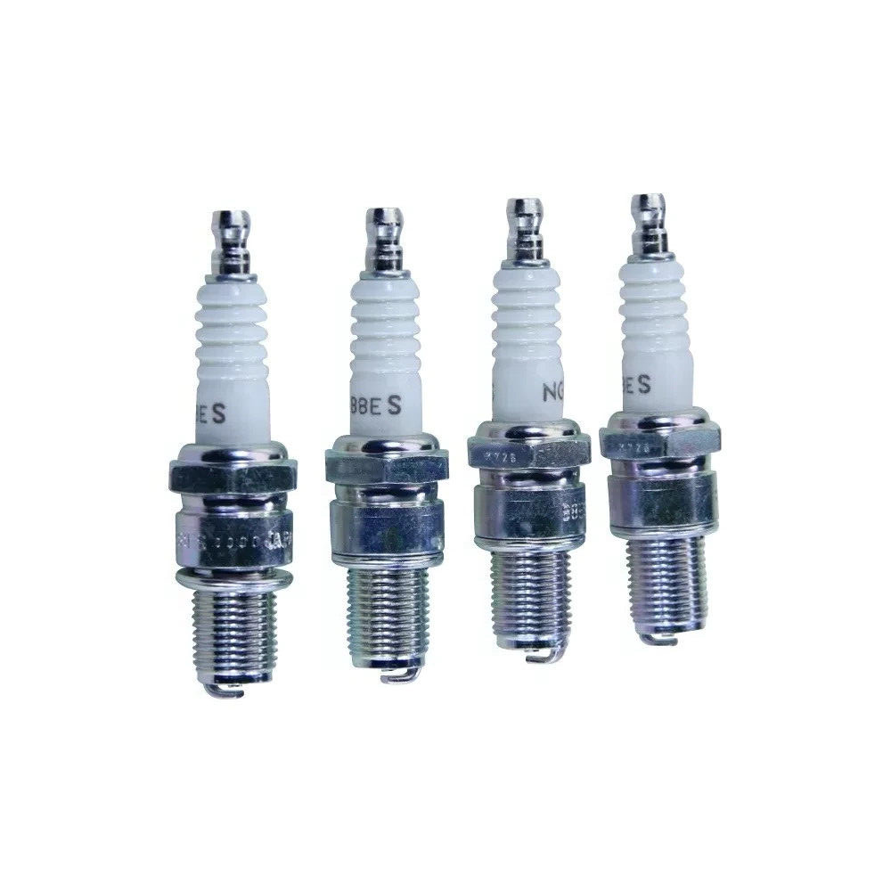 Set of (4) NGK B8ES Spark Plugs Kawasaki (See Fitment Chart) #B8ES