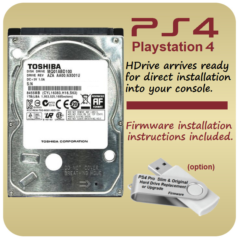 Playstation 4 PS4 PRO Slim Original 1TB Internal Hard Drive Disk Drive OS Option
