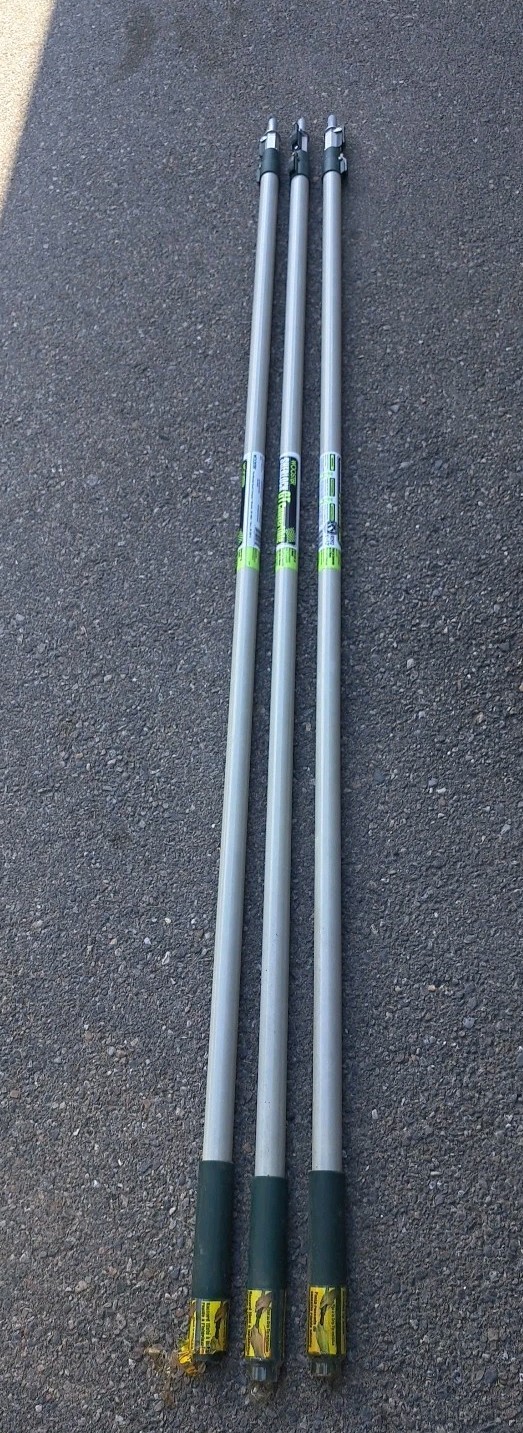 Wooster Sherlock R092 GT 6-12ft L Aluminum/Fiberglass Extension Pole Lot Of 3