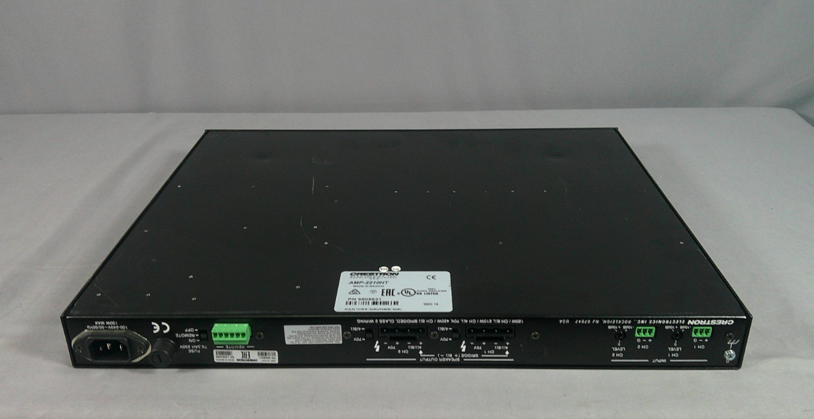 Crestron AMP-2210HT Power Amplifier Rackmount ***USED EXCELLENT***