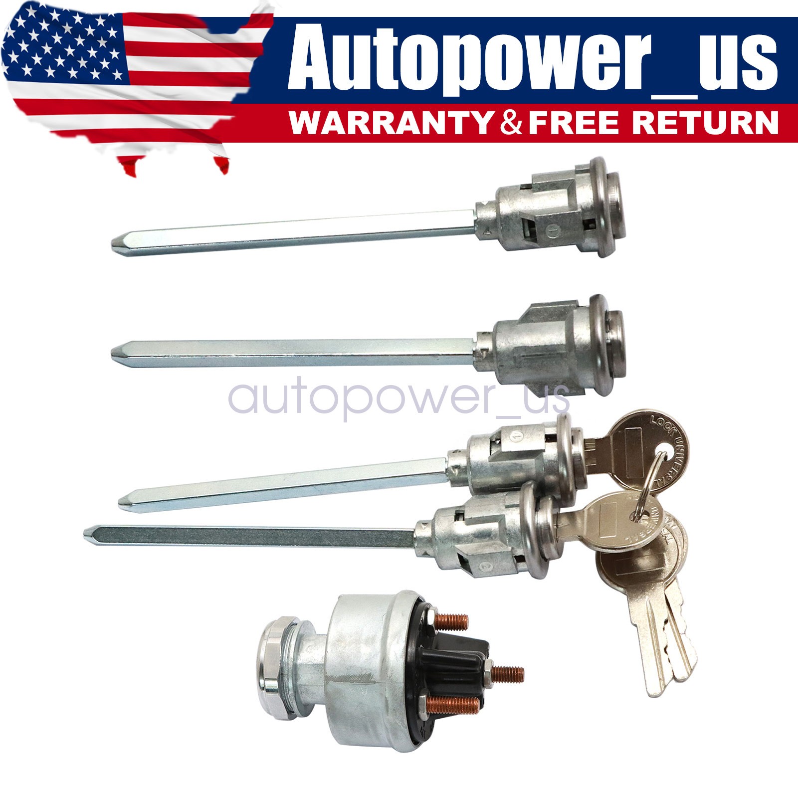 Door Locks+ +Ignition Switch+Keys For Peterbilt 379 377 359 378 349 385 362 US