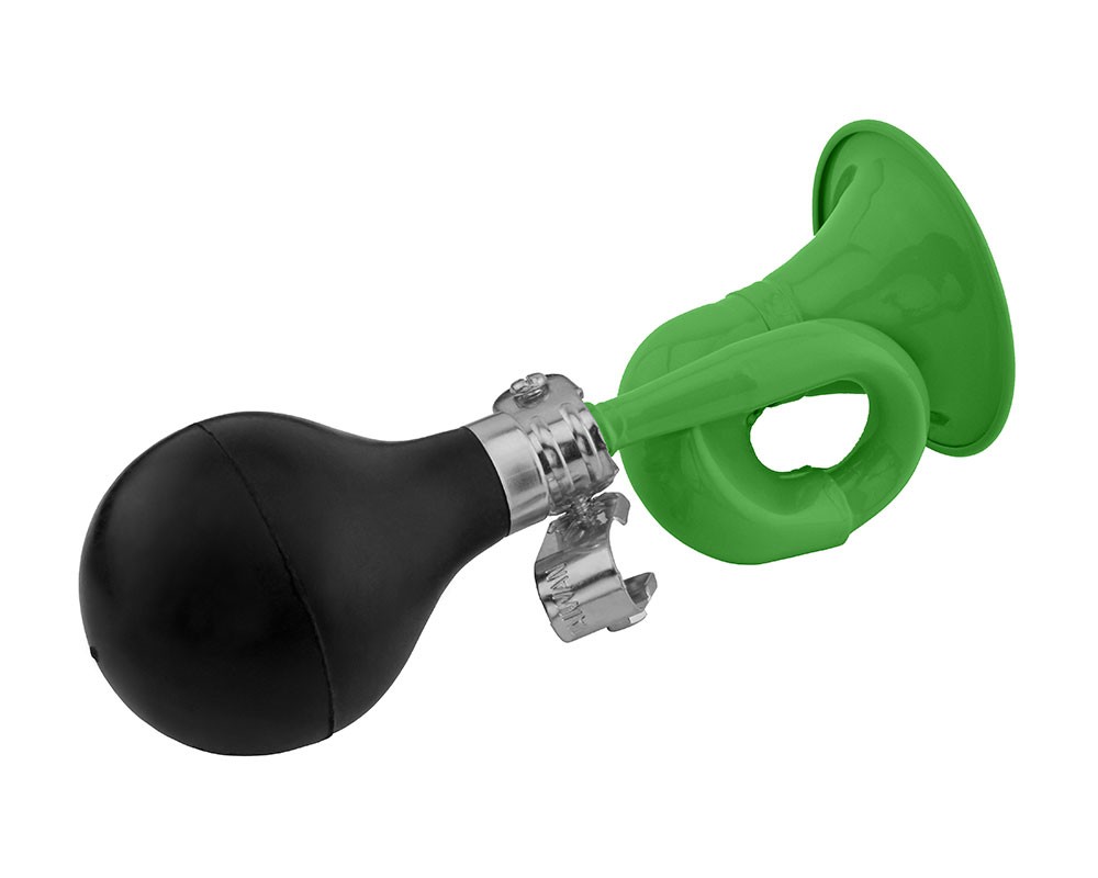 Bike Bugle Horn 7 1/4 Green.