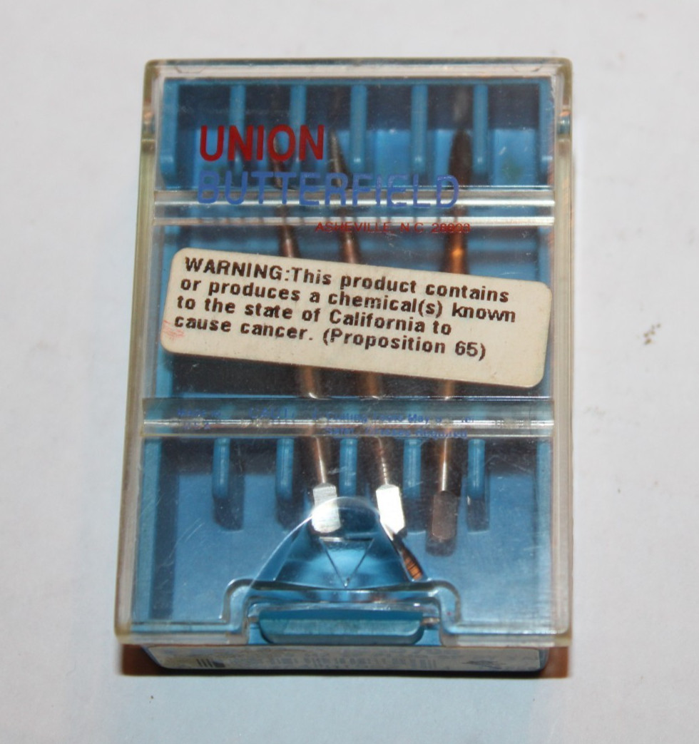 Union Butterfield 1010796 1534NR PLUG HSS HAND TAP  #3-48 - QTY OF 3 - NEW