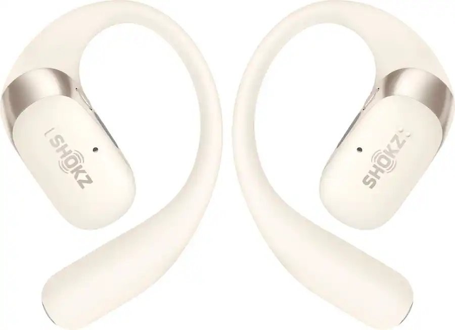 ✅ SEALED: Shokz OpenFit 2 Earbuds Open-Ear Design · True Wireless · Beige ✅