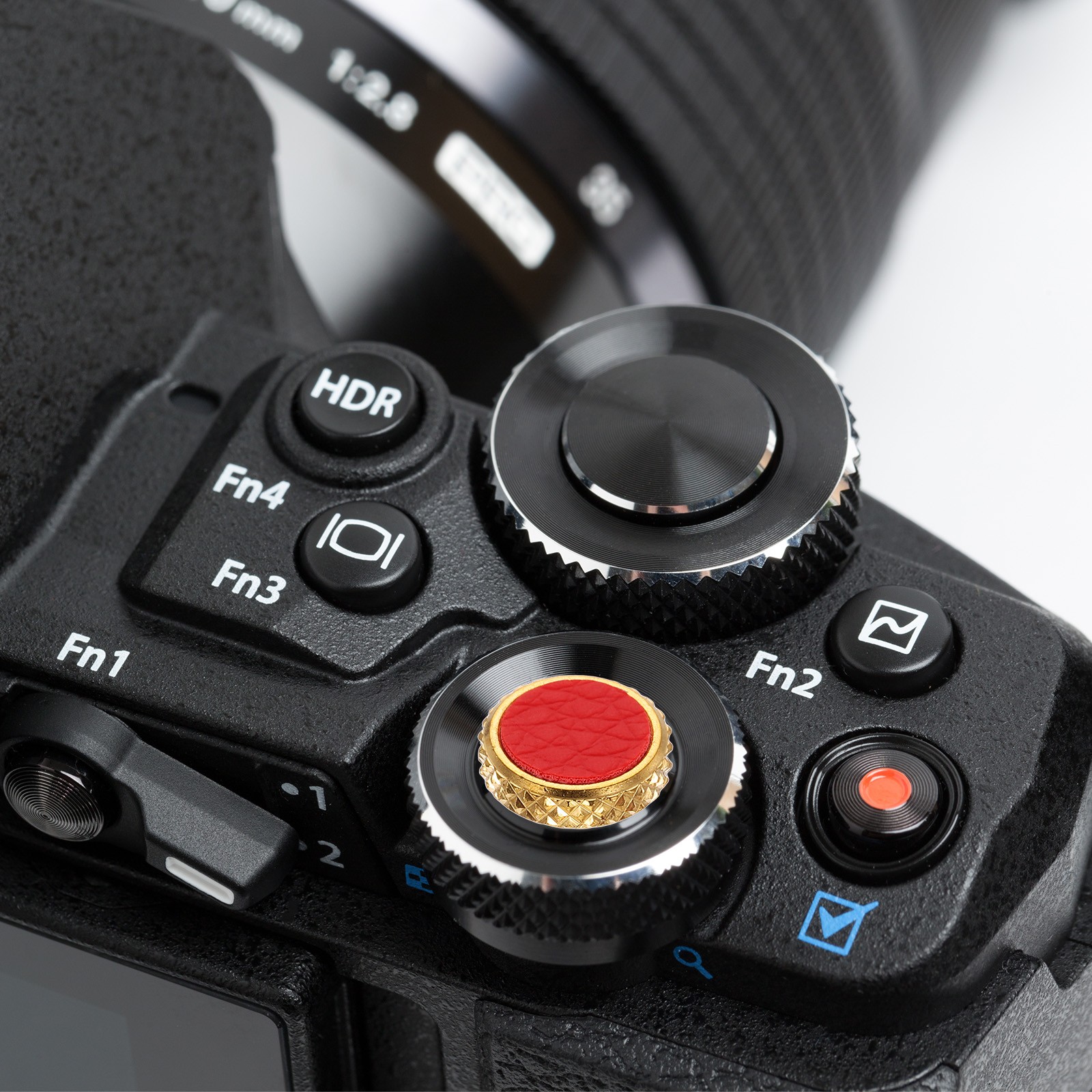 2Pcs Shutter Button (Brown) Camera Soft Release Button Threaded, for Fuji