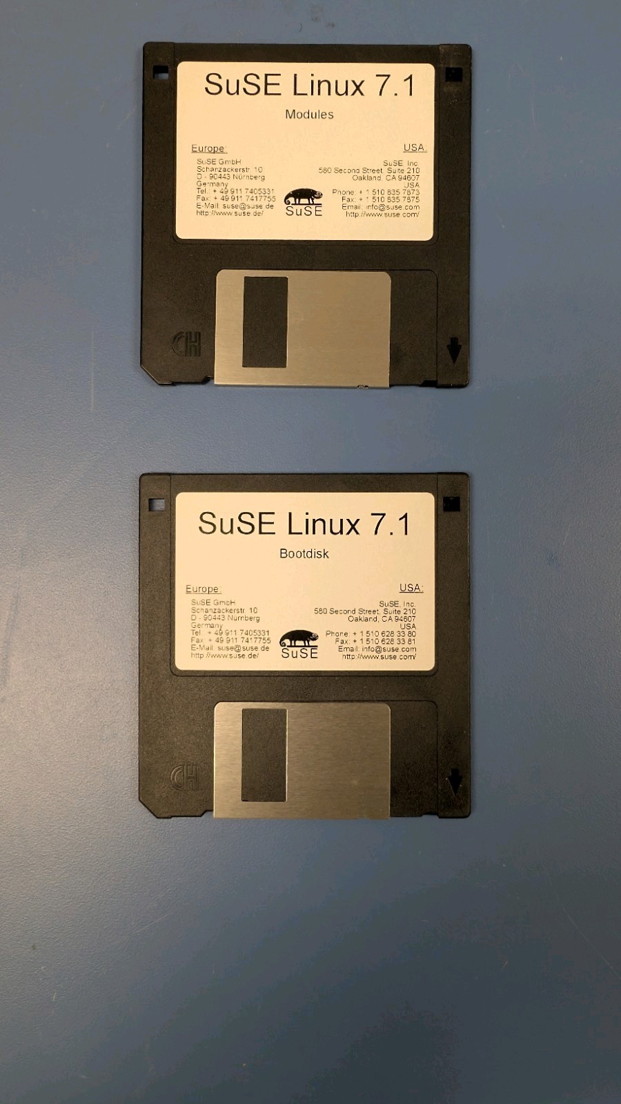 Suse Linux 7.1 Professional (CD-ROM, 2001) Big Box Vintage Software