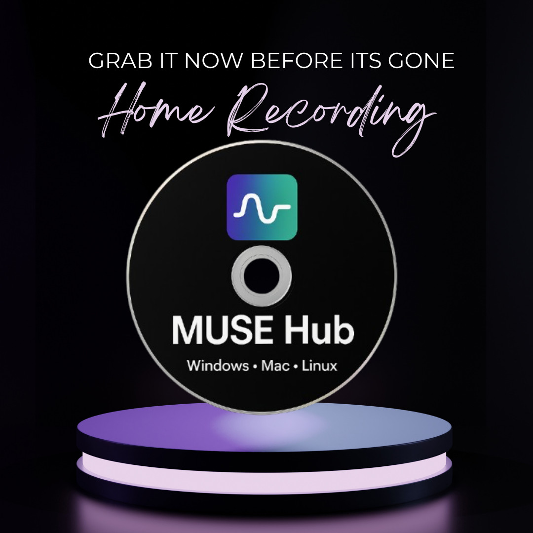 Audacity Pro 3 Audio Music Studio + Muse Hub + 100 VST - Windows Mac Linux-CD