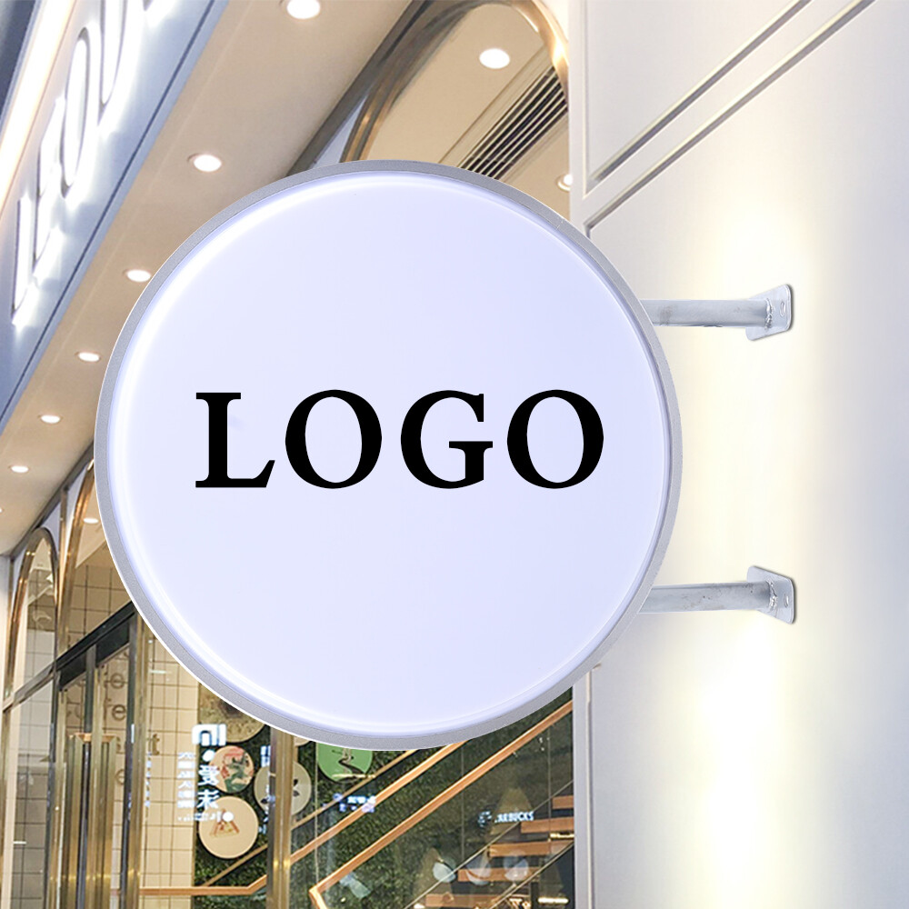 20" LED Light Box Sign Double Side Outdoor Advertising Sign Blank Billboard 110V