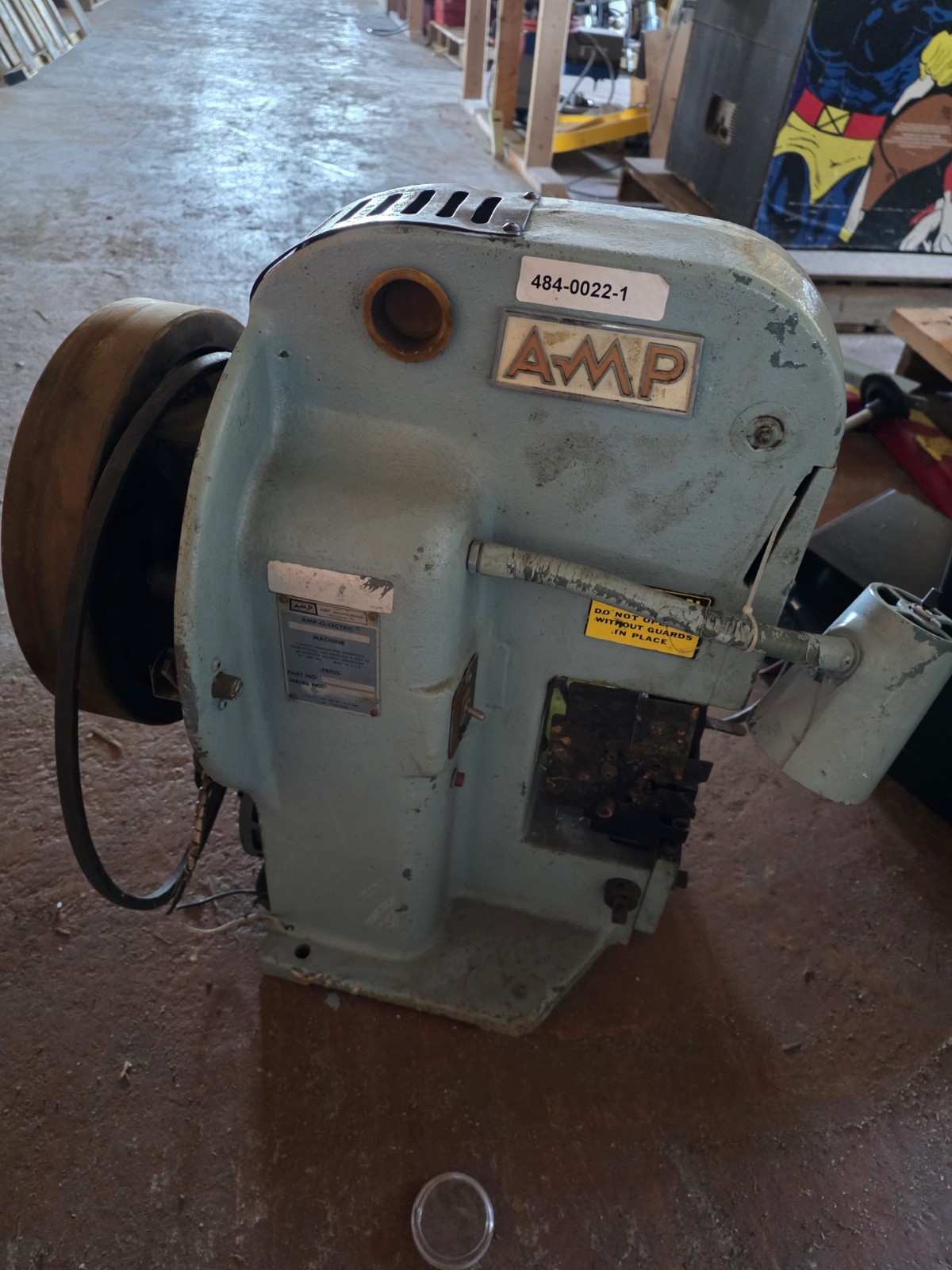 AMP-O-LECTRIC AMP 1-471273-3 TERMINATING CRIMPER PRESS - FREE FREIGHT