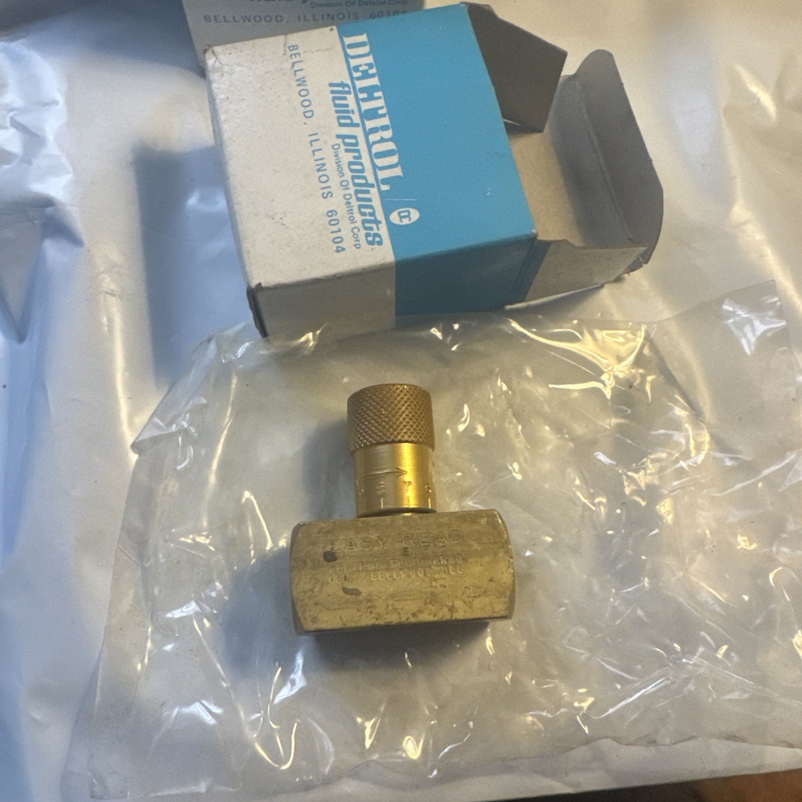 Deltrol Fluid Products EN25B 10120-65 Manual Brass New In Box Fast Free Shipping