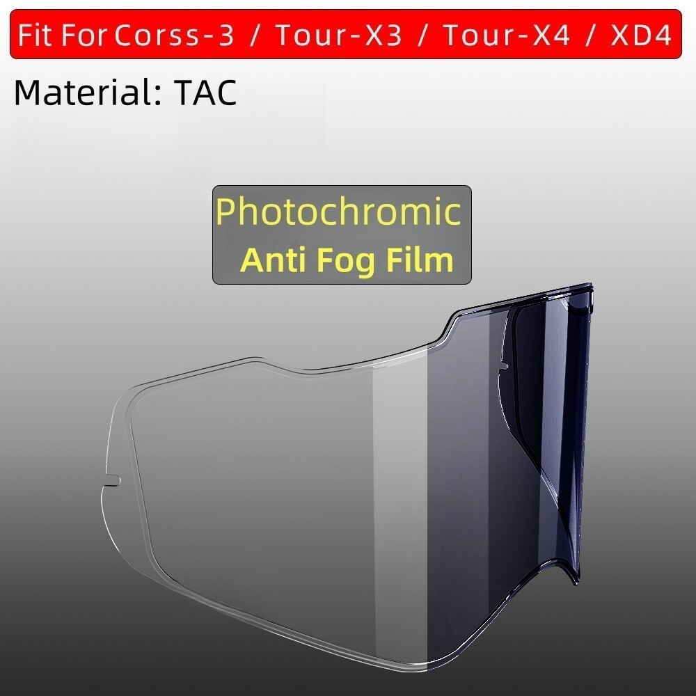 Photochromic Anti Fog Film For ARAI TOUR-CROSS3 TX3 XD4 Helmet Anti Fog Films
