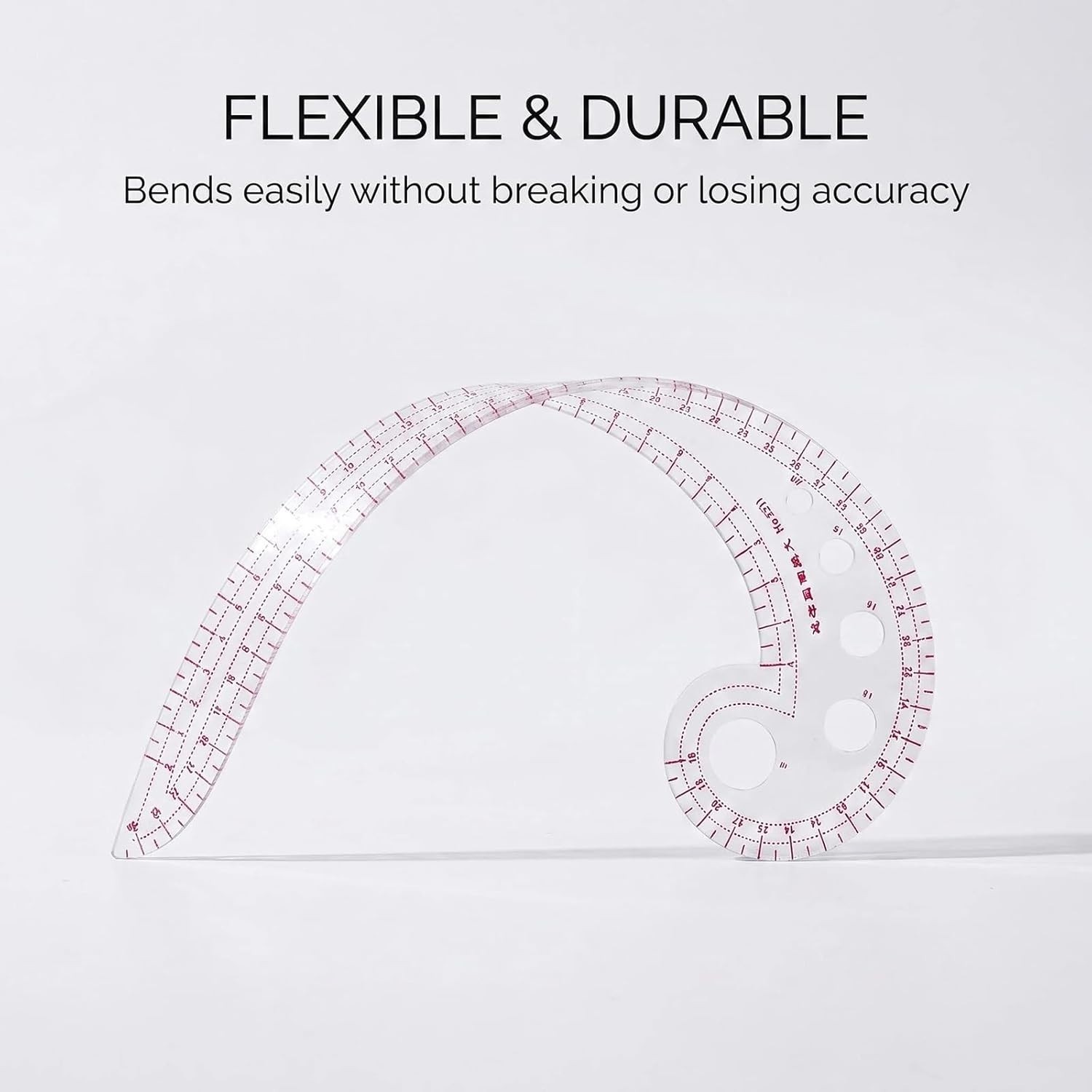 Comprehensive French Curve and Triangular Ruler Set for Beginners - 9 Pieces