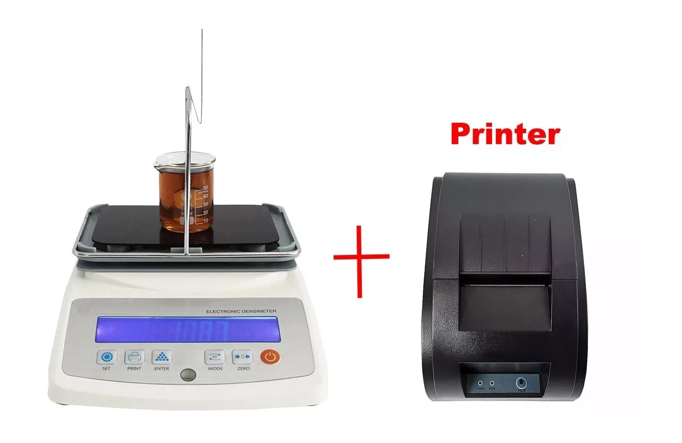 Liquid Density Meter with 0.01-300g 0.01g Printer for Paint Coating Edible Oil