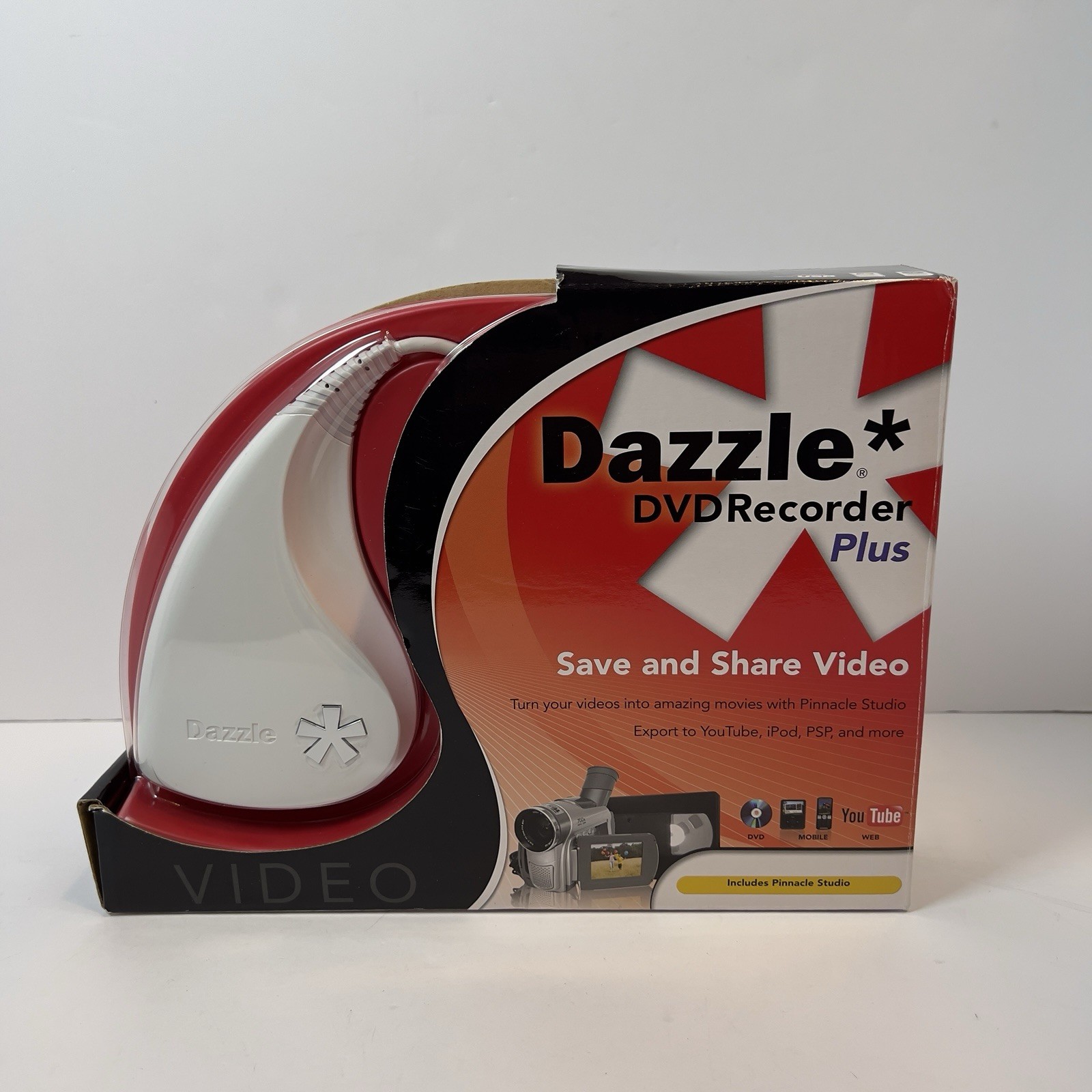 Dazzle DVD Recorder Plus Video Capture Device Open Box Untested No Software
