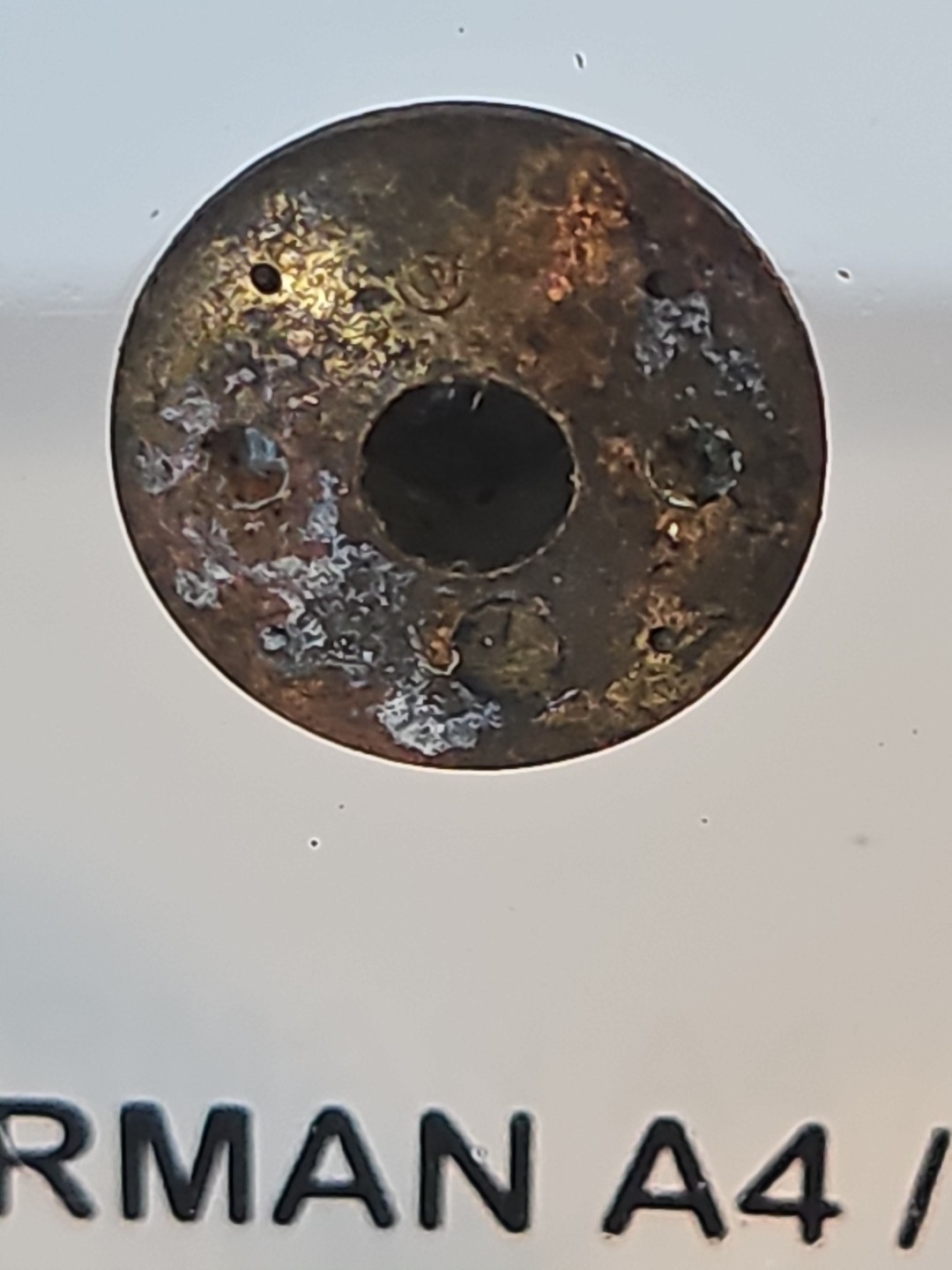 German A4/V2 Rocket Injection Valve From Combustion Chamber Fragment Certificate