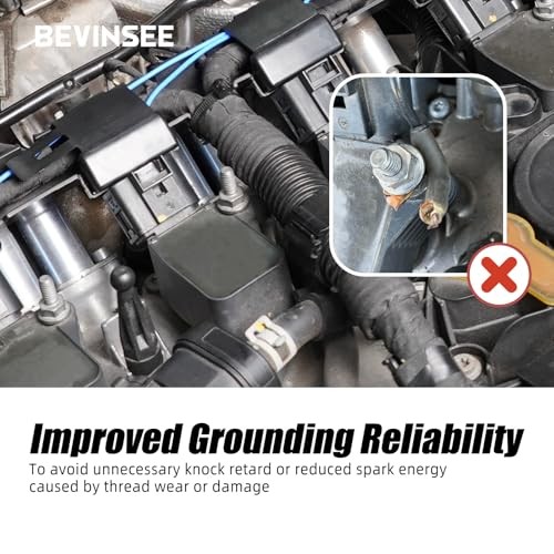 Coil Grounding Wire System Kit Upgrade Compatible with VW for EA888 Gen3 4D0