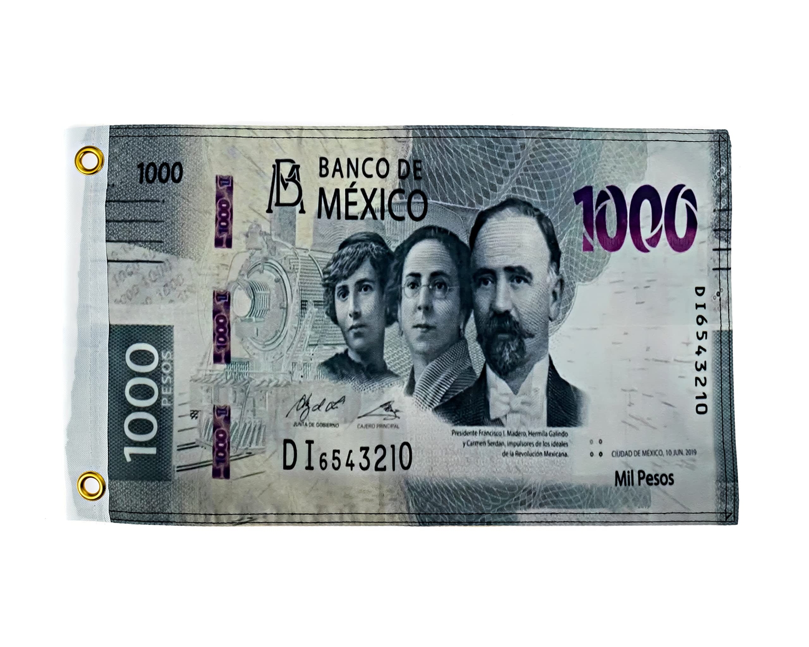 $1000 Pesos Flag 12x18 Inches  Perfect for UTV ATV SxS Boats Attach to Whips