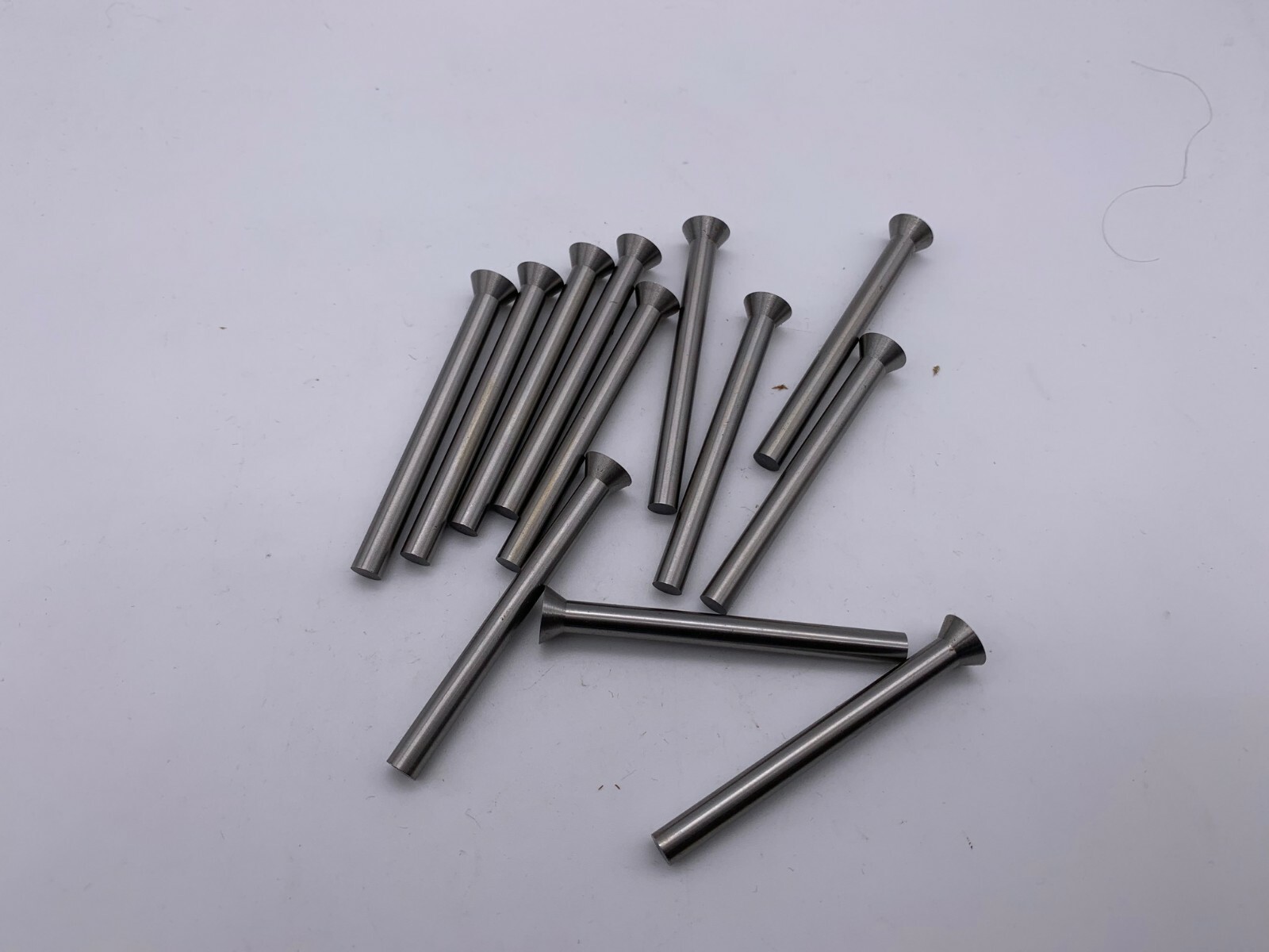 Royal .180" X  2" Long Bevel Headed Punches,Tool Steel Lot Of 12 Pieces