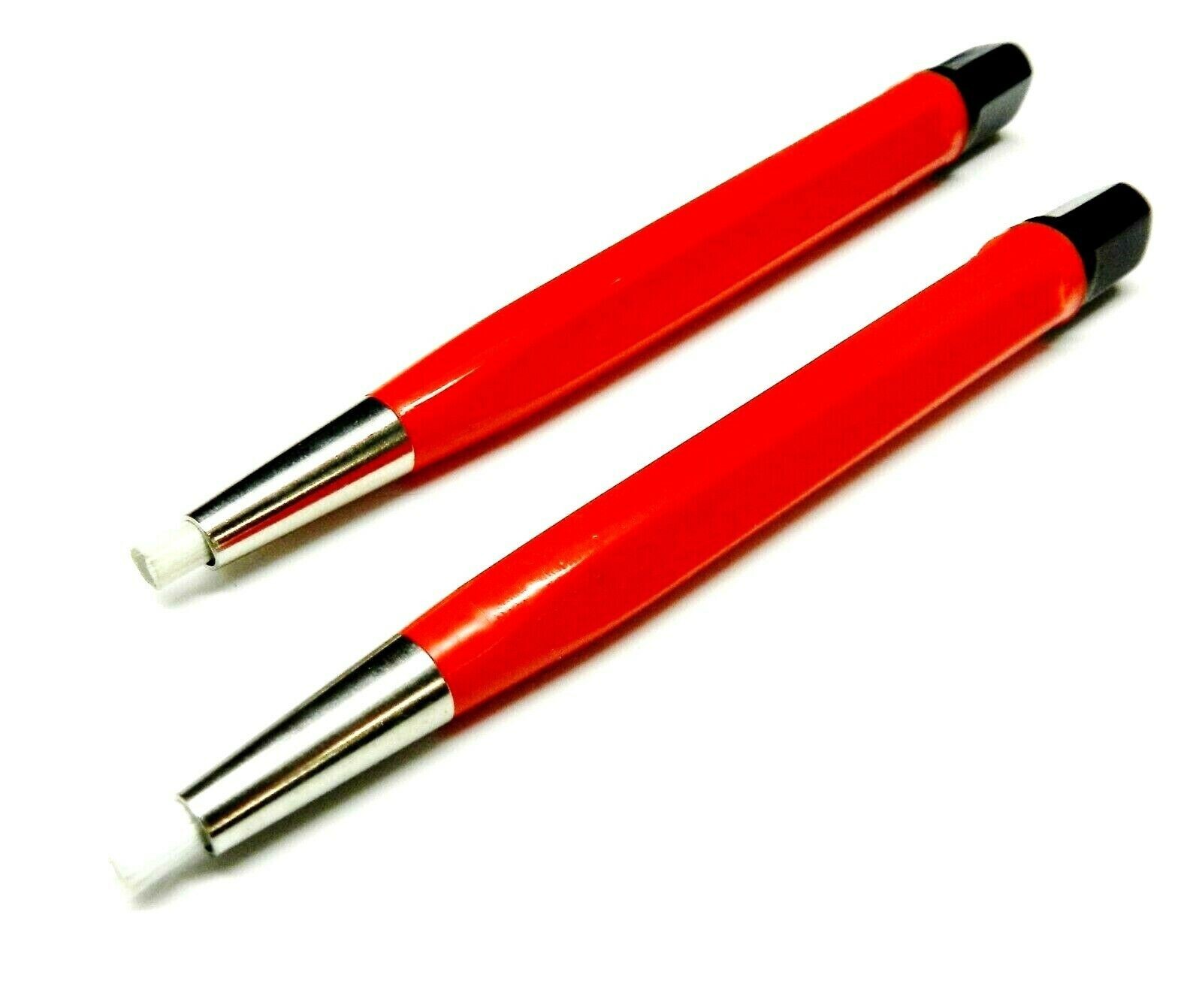 2Pc Jewelers Nylon Fiberglass Scratch Brush Pen Type Clean Polish Jewelry Watch