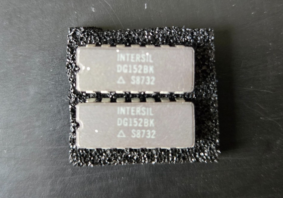 2pcs Intersil DG152BK 14-PIN 2-Chan Driver with FET Switches ~NEW~