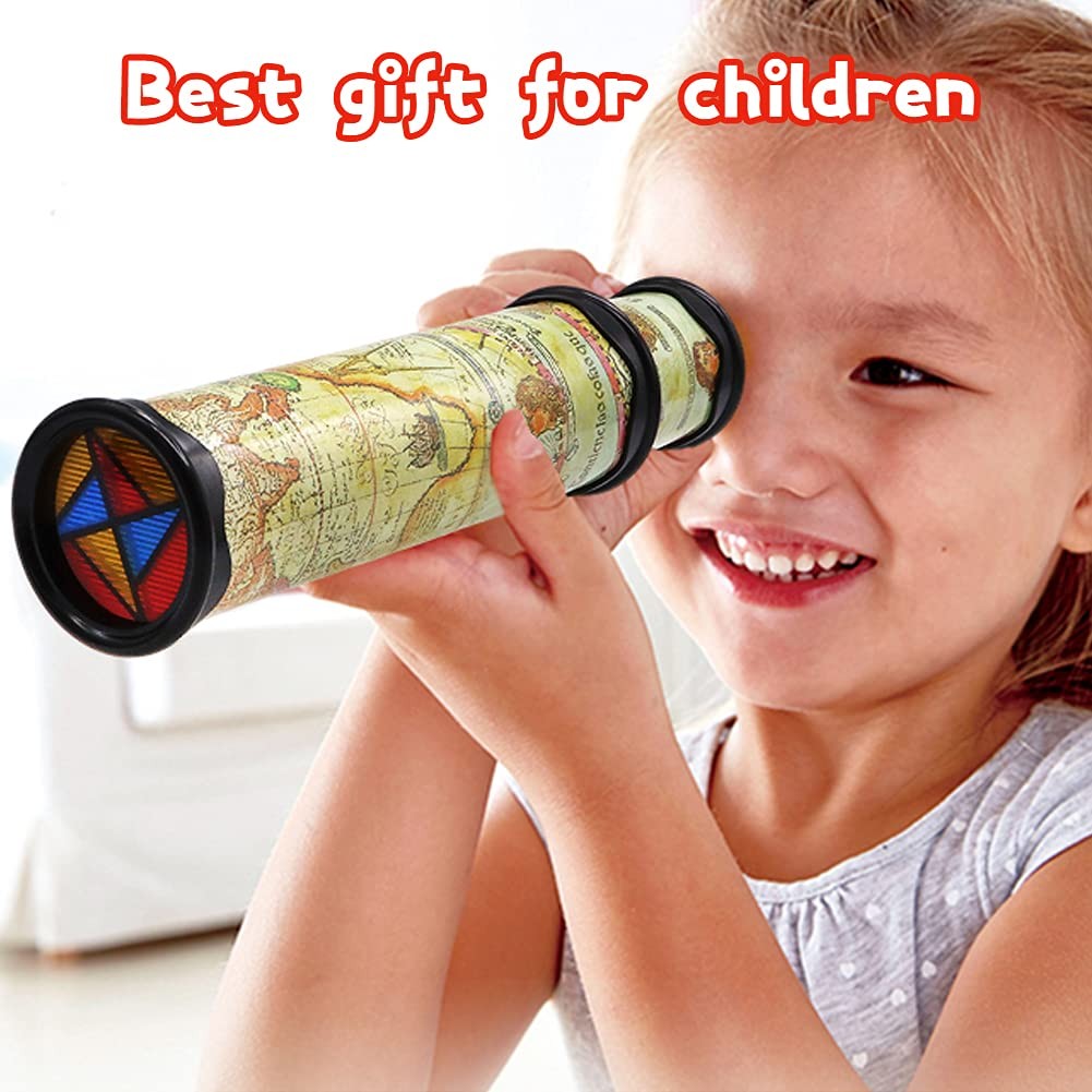 2 Pcs Magic Kaleidoscope,Old World Kaleidoscope Classic Toys,Stretchable Long