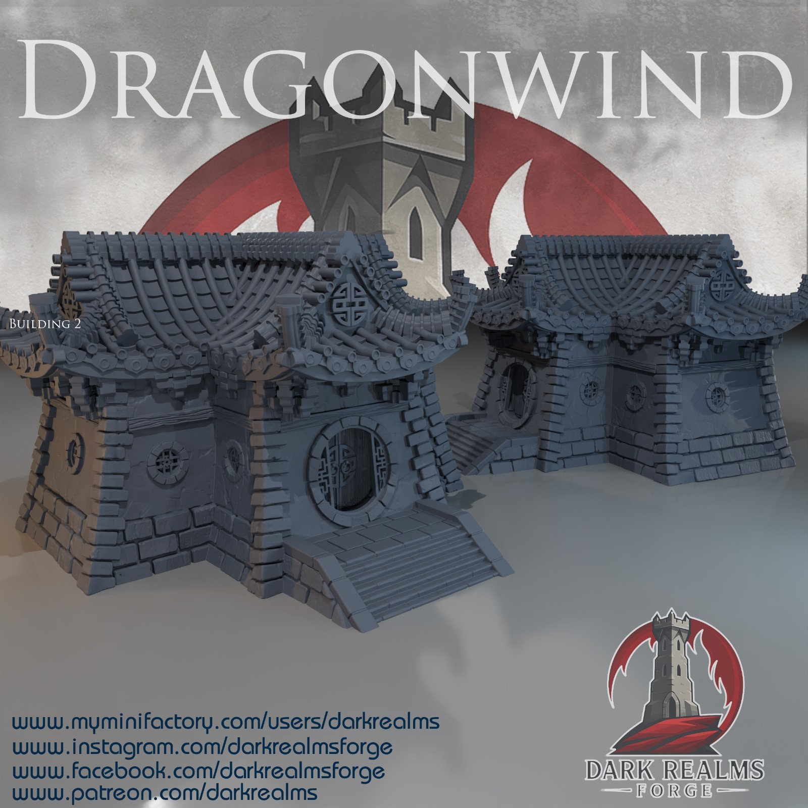 Dragonwind Building 2 -Pillage -Baron's War -Fantasy Terrain