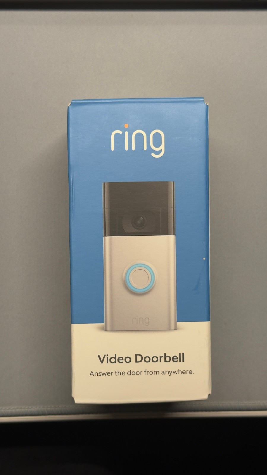 Ring 1080p HD Wi-Fi Video Doorbell Camera (Satin Nickel) SHIPS NOW