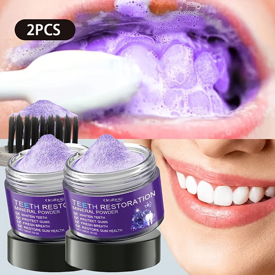 Dental Restoration Mineral Powder, Mineral Tooth Powder, Teeth Whitening ~NEW