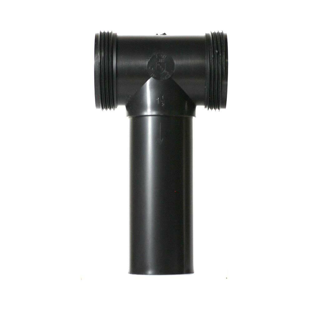 Primex 81531 1-1/2" ABS Center Outlet Slip Joint With Baffle with Nut & Washer