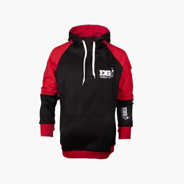 Enola Gaye EG Airsoft Paintball Hoodie Diable Black/Red X-Large XL