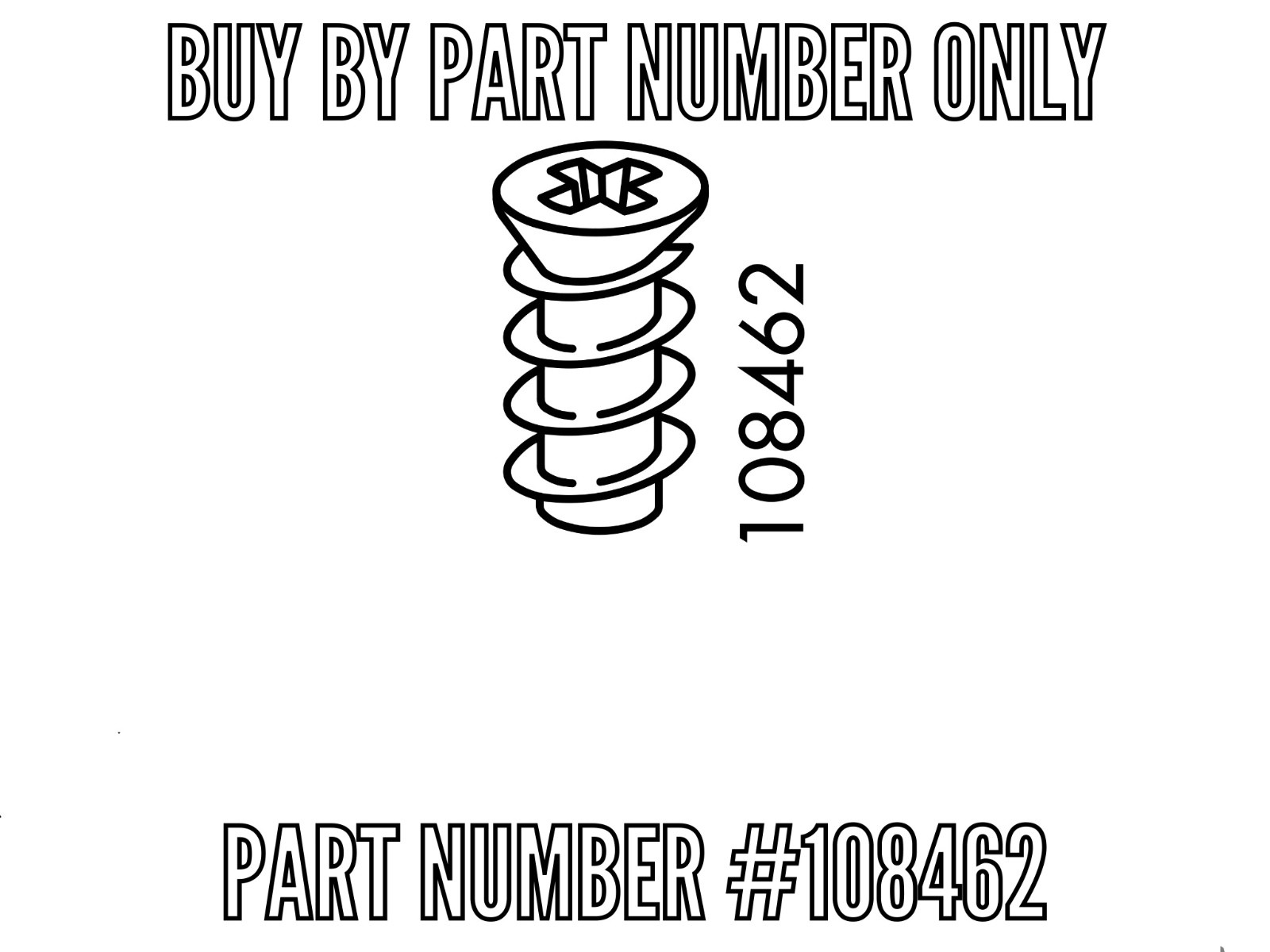 4 IKEA SIDE DRESSER RAIL SCREWS 108462 DRAWER SIDE RAIL SCREWS